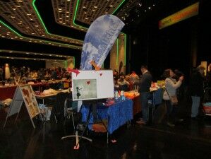 Foto vom Info-Tisch beim Frauentag 2016