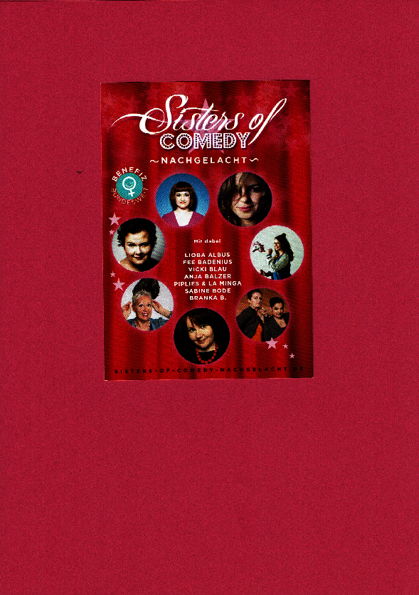 Plakat: Sisters of Comedy, Flottmannhallen Herne 2018